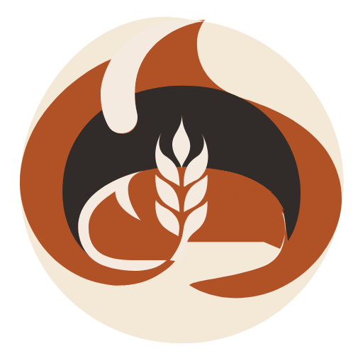 Symbol mark for the fictional bakery brand Hearth & Crumb by Arrow 1.1 Max